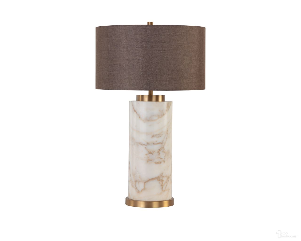 Apollolina Table Lamp In Grey and Gold