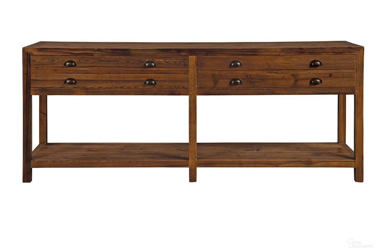 The appearance of Apothecary Sideboard designed by Furniture Classics in the modern / contemporary interior design. This  piece of furniture  was selected by 1StopBedrooms from Apothecary Collection to add a touch of cosiness and style into your home. Sku: 20-478. Material: Reclaimed Pine.