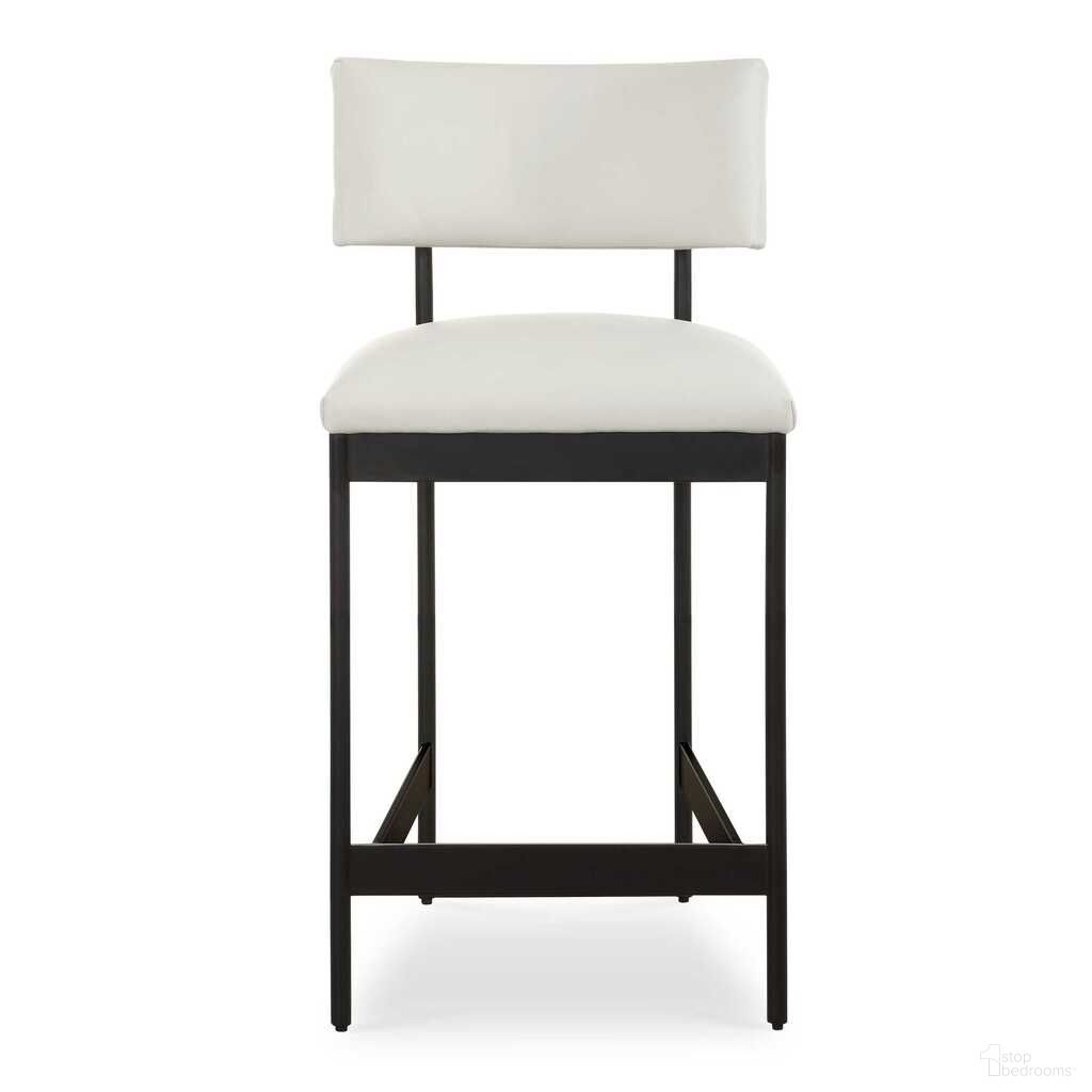 The appearance of Apsley Counter Stool In Black and White designed by Uttermost in the modern / contemporary interior design. This black and white piece of furniture  was selected by 1StopBedrooms from Apsley Collection to add a touch of cosiness and style into your home. Sku: 23937. Material: Metal.