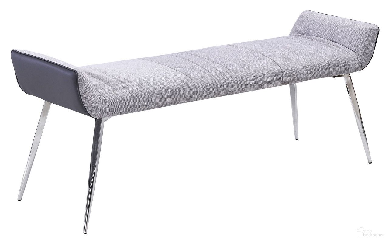 The appearance of Apurva Bench In Gray Linen Fabric and Black Faux Leather designed by Best Quality Furniture in the modern / contemporary interior design. This gray and black piece of furniture was selected by 1StopBedrooms from Apurva Collection to add a touch of cosiness and style into your home. Sku: D122-B. Material: Linen.