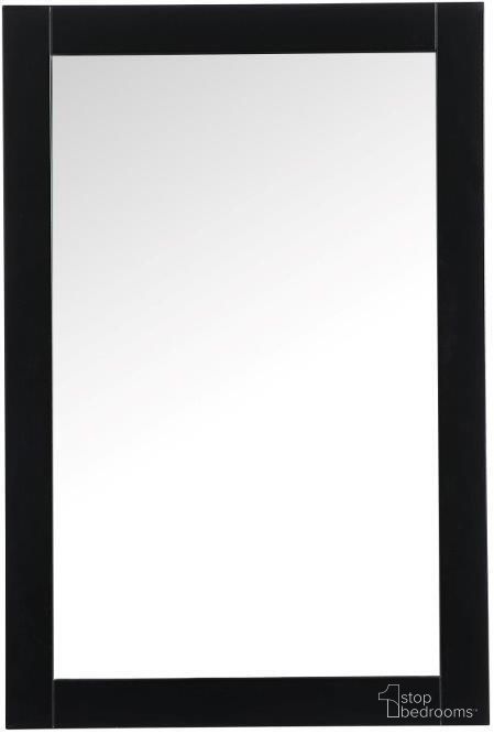 Aqua Black Vanity Mirror VM22436BK