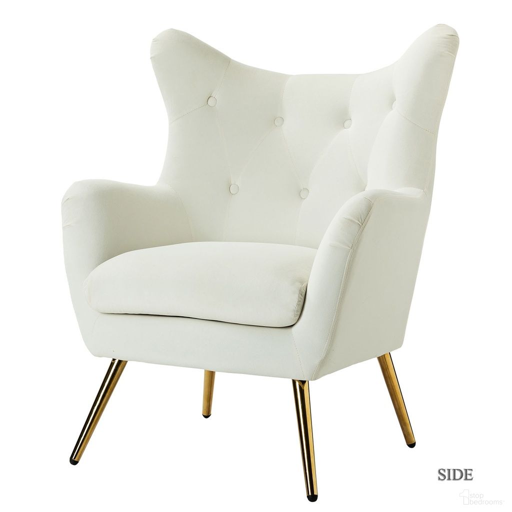 Arama Accent Chair In Ivory