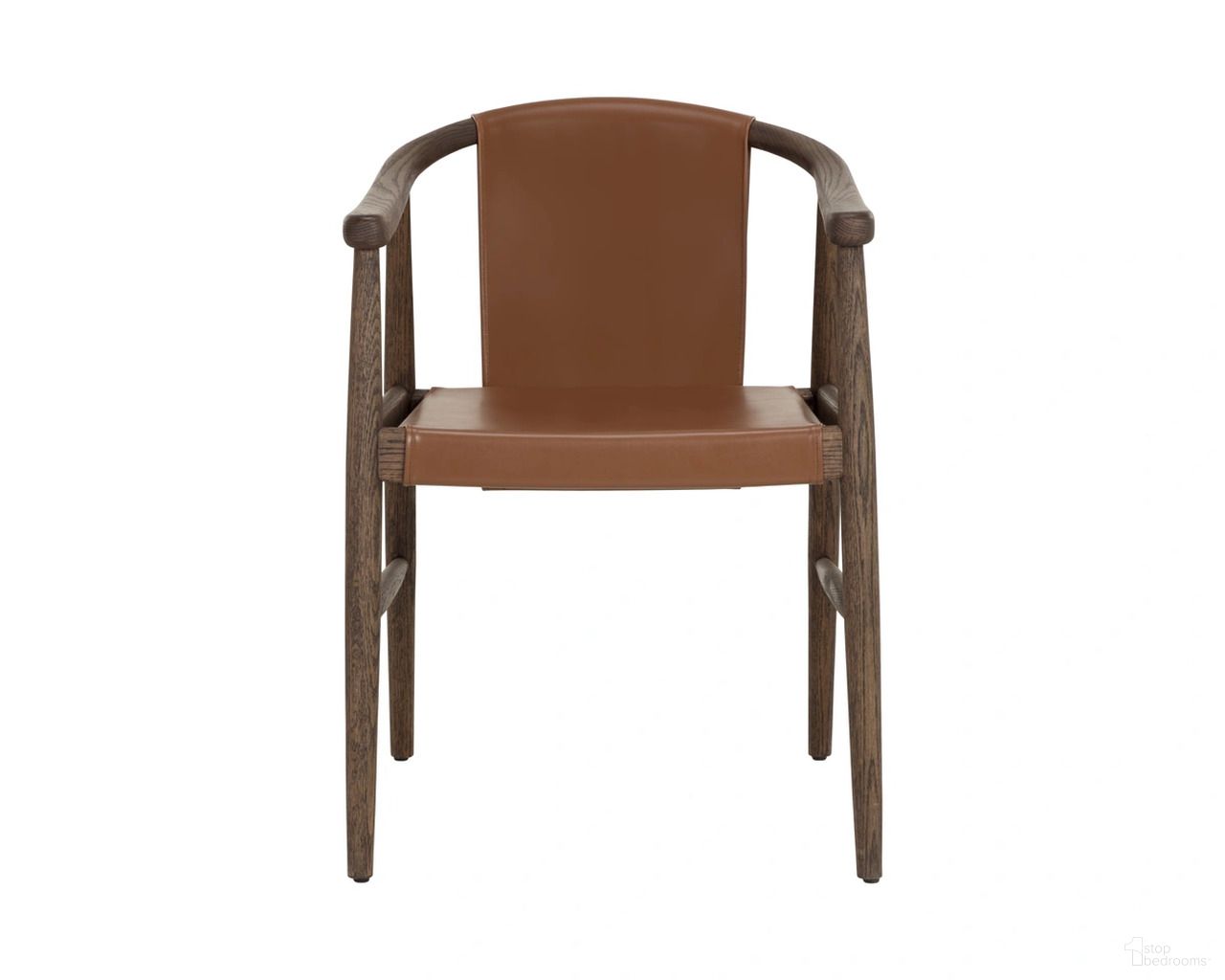 Aran Dining Armchair In Hazelnut