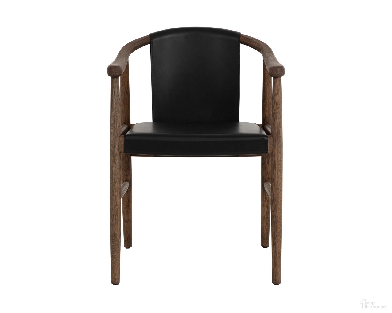 Aran Dining Armchair In Onyx