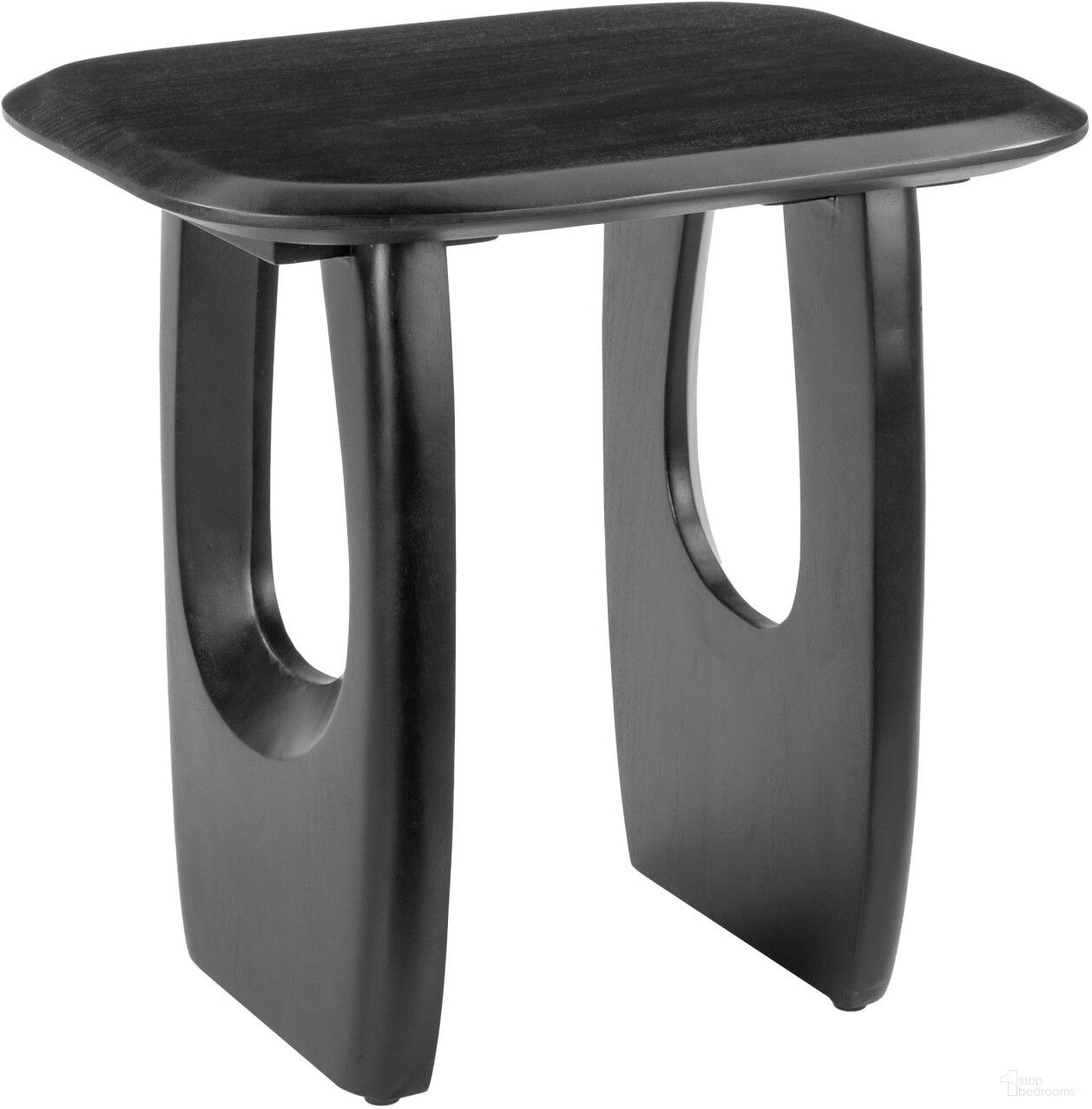 The appearance of Arasan Accent Table In Black designed by Zuo Modern in the modern / contemporary interior design. This black piece of furniture was selected by 1StopBedrooms from Arasan Collection to add a touch of cosiness and style into your home. Sku: 110225. Material: Acacia.