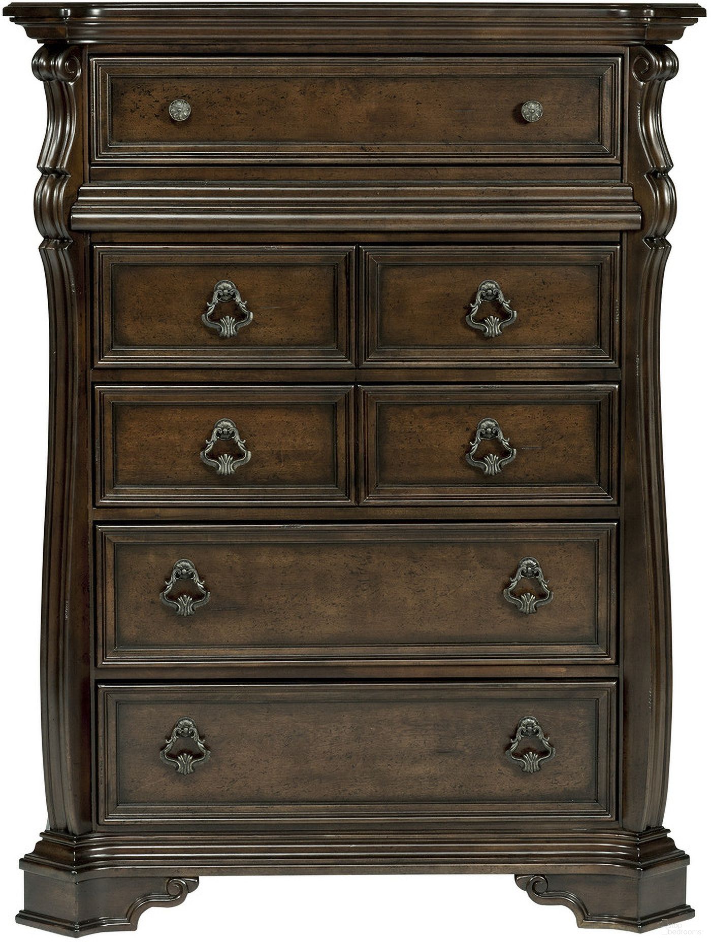 The appearance of Arbor Place 6 Drawer Chest designed by Liberty in the traditional interior design. This brown piece of furniture was selected by 1StopBedrooms from Arbor Place Collection to add a touch of cosiness and style into your home. Sku: 575-BR41. Material: Wood.