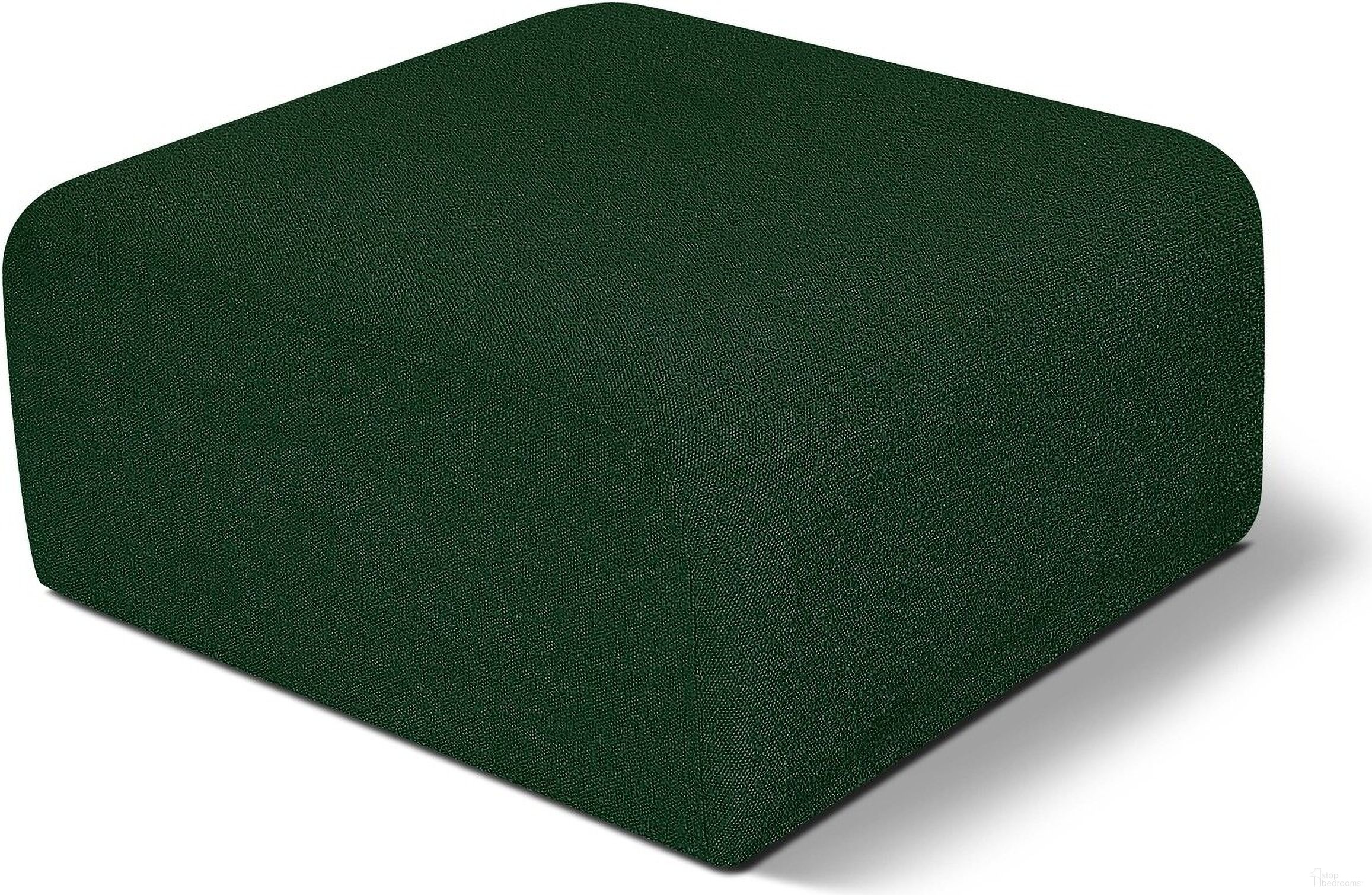 The appearance of Arc Boucle Fabric Ottoman In Green designed by Meridian in the modern / contemporary interior design. This green piece of furniture was selected by 1StopBedrooms from Arc Collection to add a touch of cosiness and style into your home. Sku: 102Green-Ott. Material: Boucle.