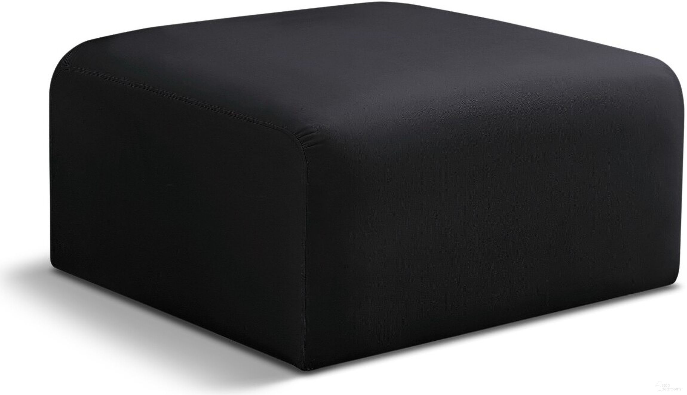 The appearance of Arc Ottoman In Black Velvet designed by Meridian in the modern / contemporary interior design. This black velvet piece of furniture was selected by 1StopBedrooms from Arc Collection to add a touch of cosiness and style into your home. Sku: 103Black-Ott. Material: Plywood.