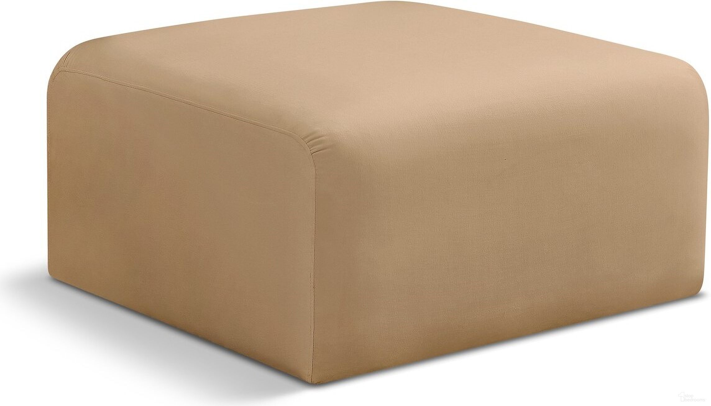 The appearance of Arc Velvet Ottoman In Camel designed by Meridian in the modern / contemporary interior design. This camel piece of furniture was selected by 1StopBedrooms from Arc Collection to add a touch of cosiness and style into your home. Sku: 103Camel-Ott. Material: Velvet.