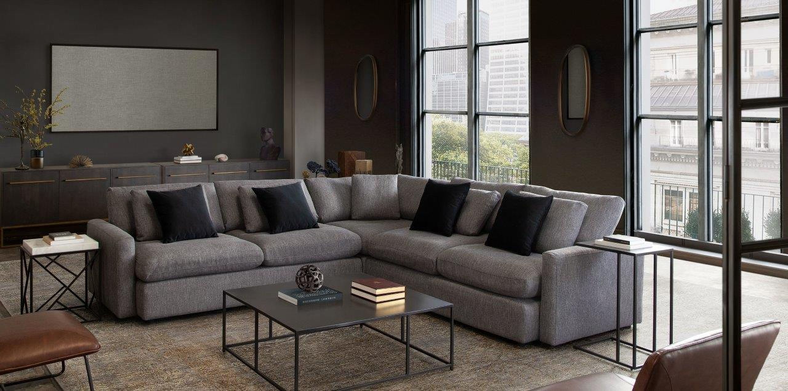The appearance of Arcadia 3Pc Corner Sectional With Feather Down Seating In Grey Fabric designed by Diamond Sofa in the modern / contemporary interior design. This grey piece of furniture was selected by 1StopBedrooms from Arcadia Collection to add a touch of cosiness and style into your home. Sku: ARCADIAASGR;ARCADIASCGR;ARCADIAASGR. Material: Fabric. Layout: L-Shape.