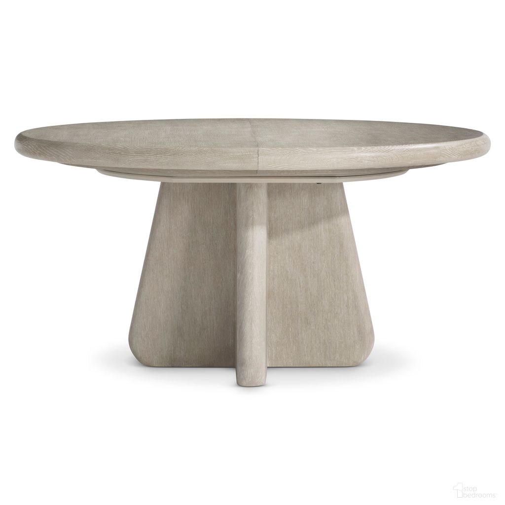The appearance of Arcadia Dining Table In Clay designed by Bernhardt in the modern / contemporary interior design. This clay piece of furniture was selected by 1StopBedrooms from Arcadia Collection to add a touch of cosiness and style into your home. Sku: 334274;334275. Table Base Style: Pedestal. Table Top Shape: Round. Material: Wood. Size: 60".