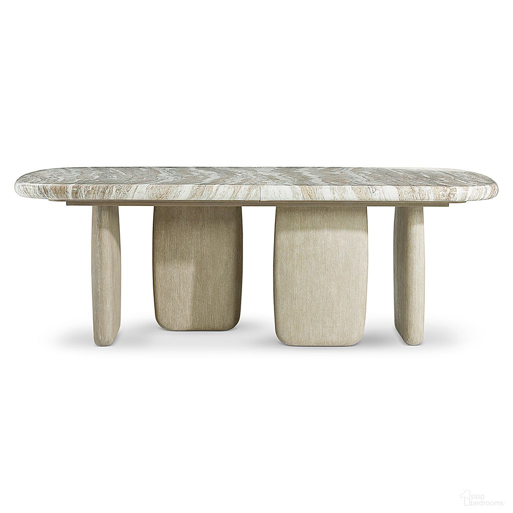 The appearance of Arcadia Dining Table In Kalta designed by Bernhardt in the modern / contemporary interior design. This kalta piece of furniture was selected by 1StopBedrooms from Arcadia Collection to add a touch of cosiness and style into your home. Sku: 334244;334246. Table Base Style: Legs. Material: Wood. Table Top Shape: Rectangular. Size: 46" x 86".
