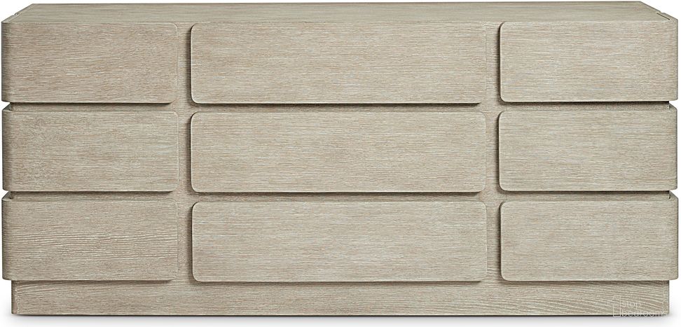 The appearance of Arcadia Dresser In Clay designed by Bernhardt in the modern / contemporary interior design. This clay piece of furniture was selected by 1StopBedrooms from Arcadia Collection to add a touch of cosiness and style into your home. Sku: 334054. Material: Wood.
