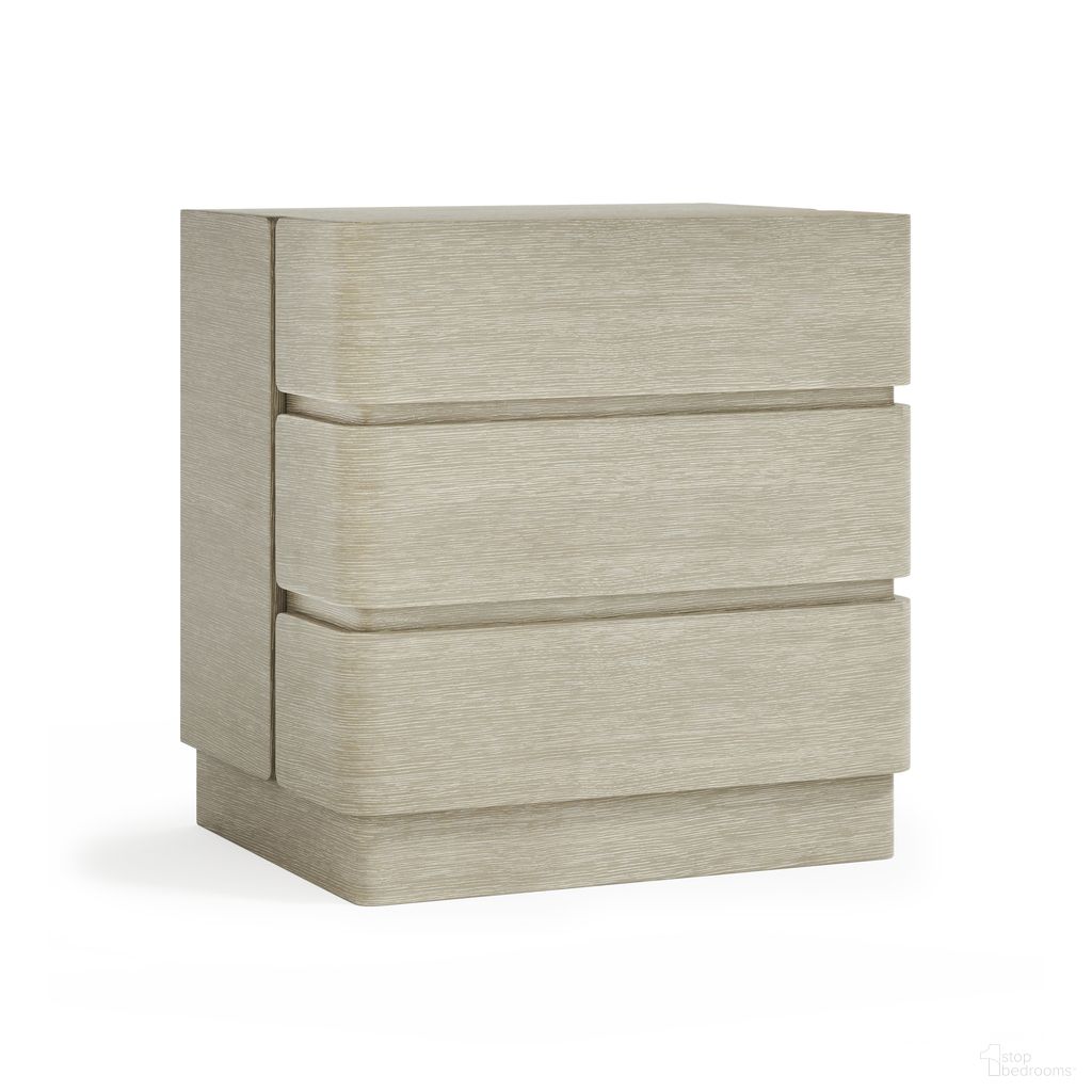 The appearance of Arcadia Nightstand In Clay designed by Bernhardt in the modern / contemporary interior design. This clay piece of furniture was selected by 1StopBedrooms from Arcadia Collection to add a touch of cosiness and style into your home. Sku: 334228. Material: Wood.