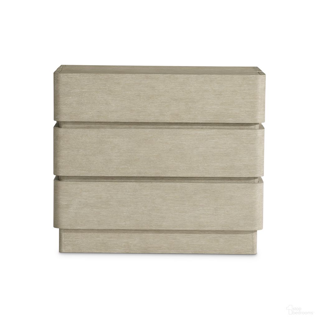 The appearance of Arcadia Nightstand In Clay designed by Bernhardt in the modern / contemporary interior design. This clay piece of furniture was selected by 1StopBedrooms from Arcadia Collection to add a touch of cosiness and style into your home. Sku: 334234. Material: Wood.