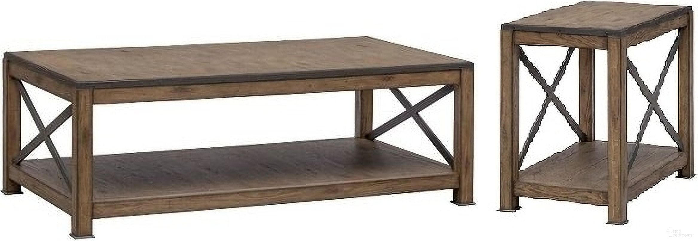 The appearance of Arcadian Rectangular Occasional Table Set In Burnished Oak designed by Fairfield Chair in the country / farmhouse interior design. This burnished oak piece of furniture was selected by 1StopBedrooms from Arcadian Collection to add a touch of cosiness and style into your home. Sku: 8063-93;8063-95. Material: Oak.