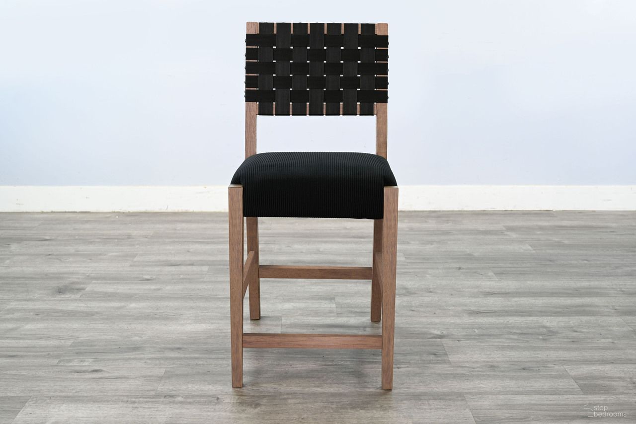The appearance of Arch Counter Stool Set of 2 In Desert designed by Sunny Designs in the modern / contemporary interior design. This desert piece of furniture was selected by 1StopBedrooms from to add a touch of cosiness and style into your home. Sku: 1530DP-24. Material: Mahogany.