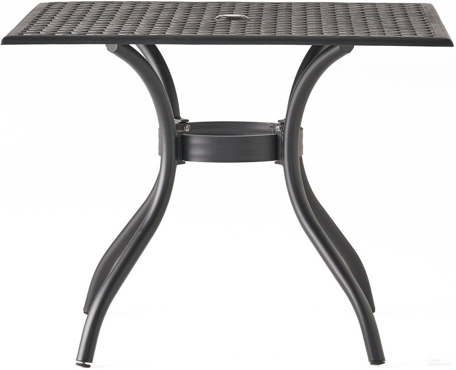 The appearance of Arch Mesh Dining Table with Lightweight Frame In Black designed by Noble House in the traditional interior design. This black piece of furniture was selected by 1StopBedrooms from to add a touch of cosiness and style into your home. Sku: 54586.00SAD. Table Base Style: Legs. Table Top Shape: Square. Material: Aluminium.