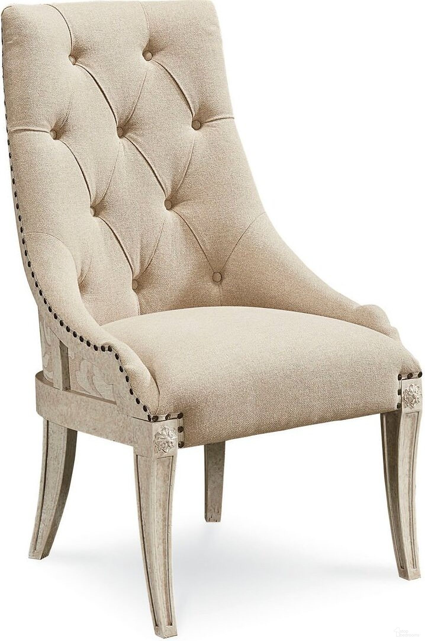 The appearance of Arch Salvage Cirrus Reeves Host Chair designed by A.R.T. in the modern / contemporary interior design. This beige piece of furniture was selected by 1StopBedrooms from Arch Salvage Collection to add a touch of cosiness and style into your home. Sku: 233200-2817. Material: Fabric.