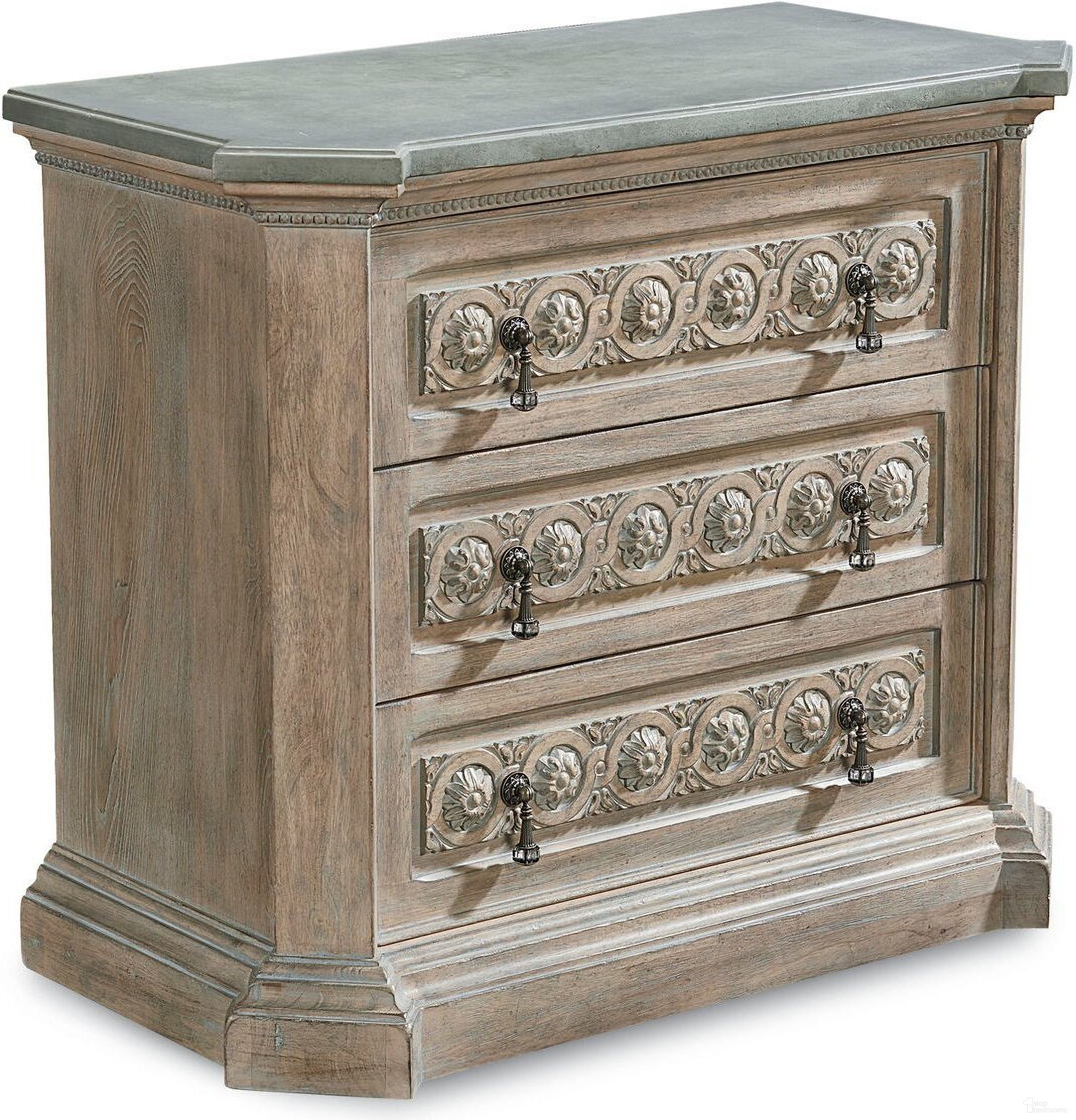 The appearance of Arch Salvage Parchment Gabriel Bedside Chest designed by A.R.T. in the modern / contemporary interior design. This brown piece of furniture was selected by 1StopBedrooms from Arch Salvage Collection to add a touch of cosiness and style into your home. Sku: 233142-2802. Material: Wood.
