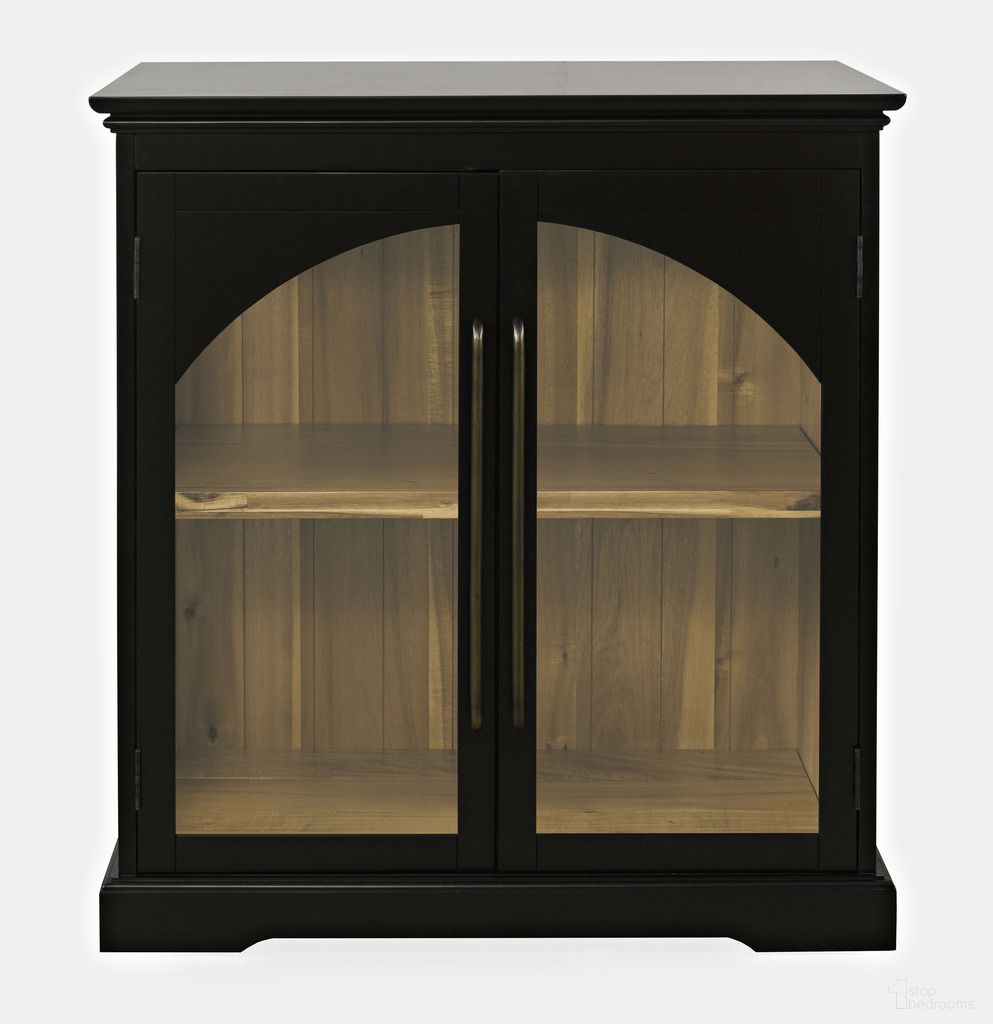 The appearance of Archdale 33 Inch Gothic Arch Accent Storage Cabinet with Glass Doors In Black designed by Jofran in the modern / contemporary interior design. This black piece of furniture was selected by 1StopBedrooms from Archdale Collection to add a touch of cosiness and style into your home. Sku: 2295-33. Material: Acacia.