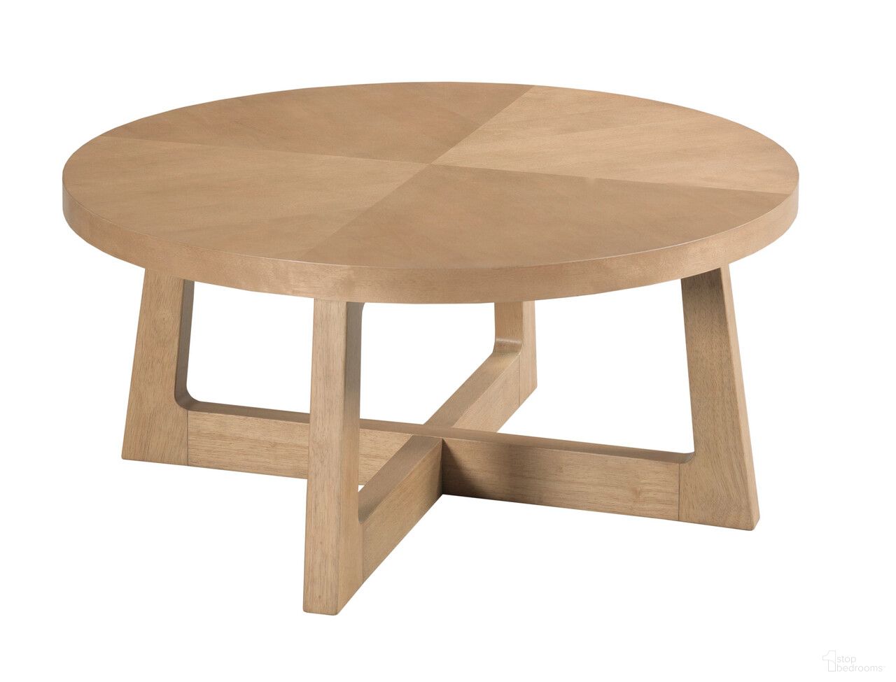 Archetype Round Coffee Table In Light Caramel and Cinnamon
