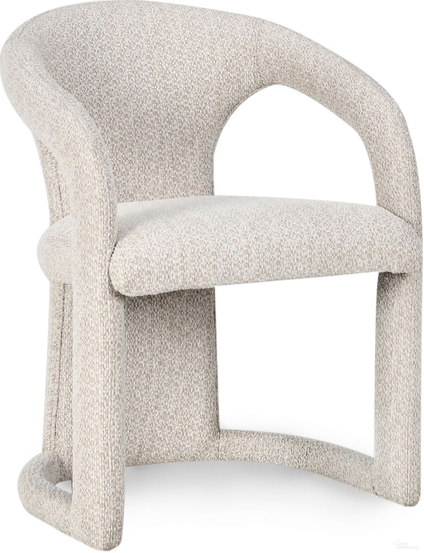 The appearance of Archie Dining Chair In Ivory designed by Classic Home in the modern / contemporary interior design. This ivory piece of furniture was selected by 1StopBedrooms from Archie Collection to add a touch of cosiness and style into your home. Sku: 53051595. Material: Polyester. Chair Type: Arm Chair.