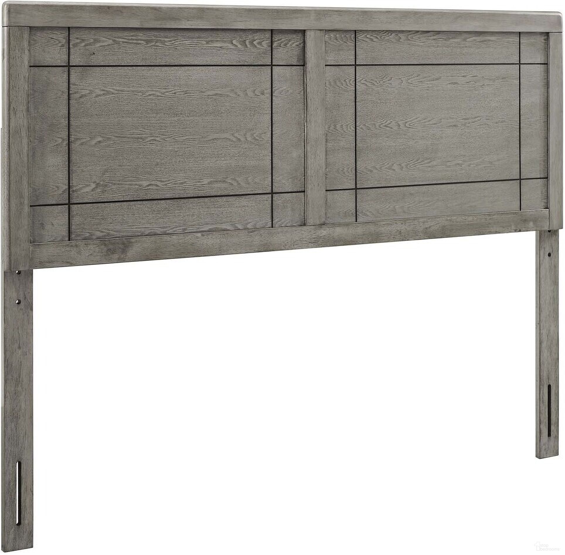 Archie Full Wood Headboard In Gray