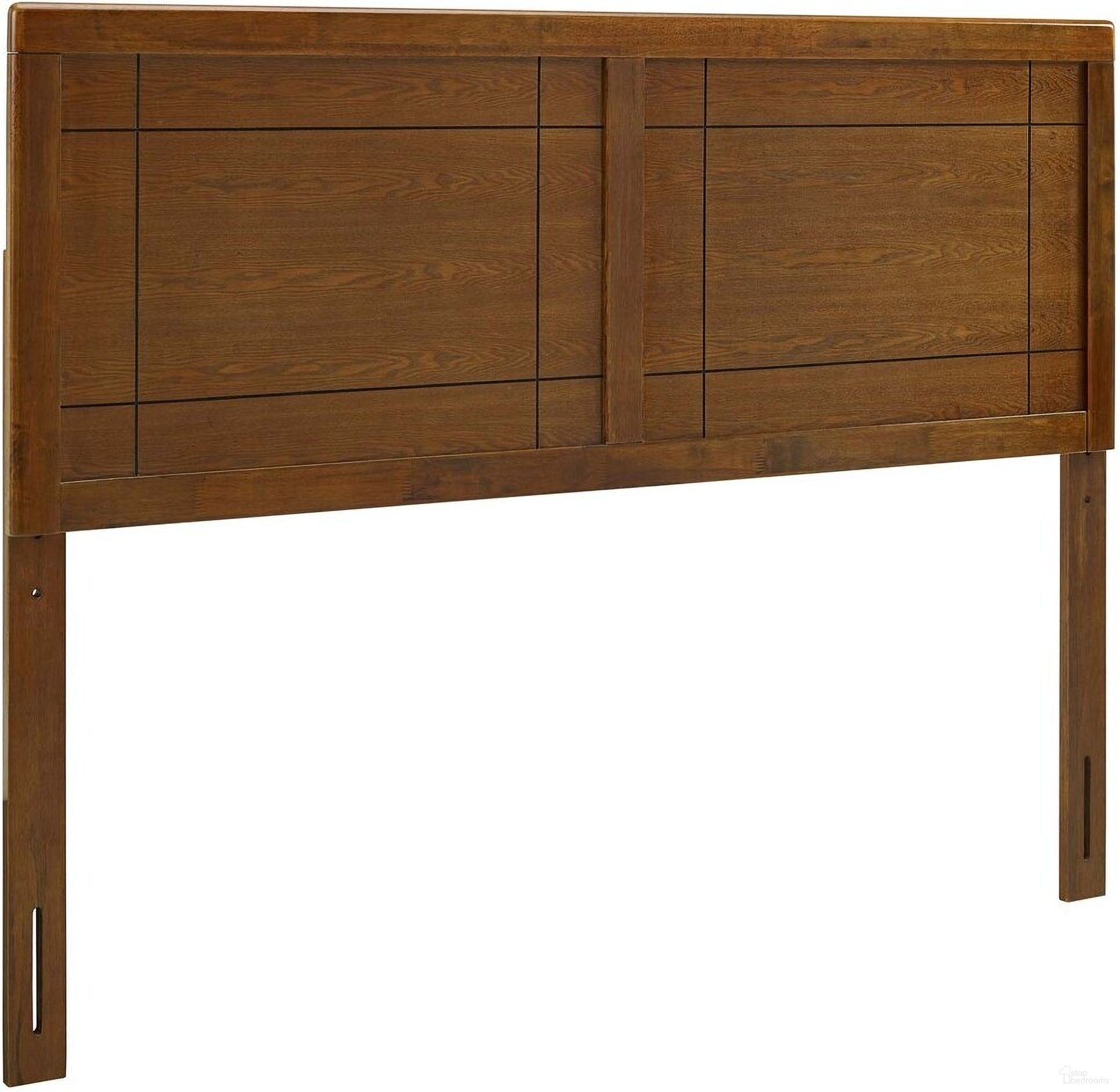 Archie Queen Wood Headboard In Walnut