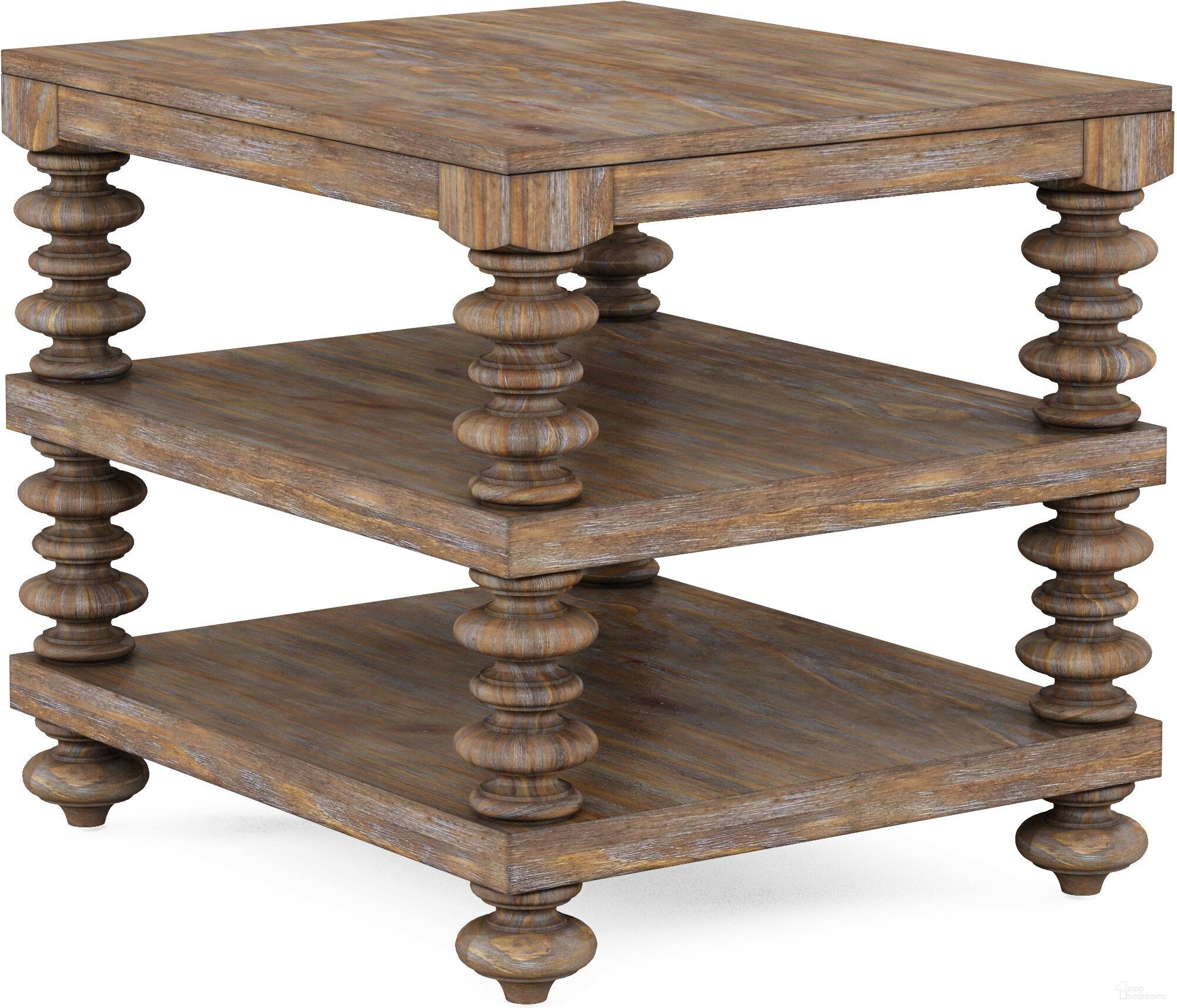 Architrave End Table In Brown