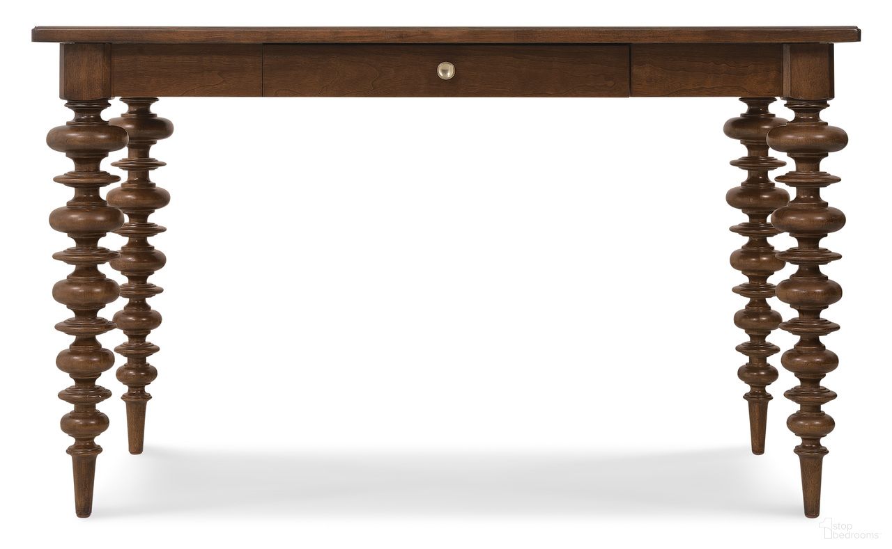 The appearance of Archives Gathering Table In Dark Wood designed by Hooker in the traditional interior design. This dark wood piece of furniture was selected by 1StopBedrooms from Archives Collection to add a touch of cosiness and style into your home. Sku: 6123-75206-89. Table Base Style: Legs. Table Top Shape: Rectangular. Size: 34" x 60". Material: Walnut Veneer.