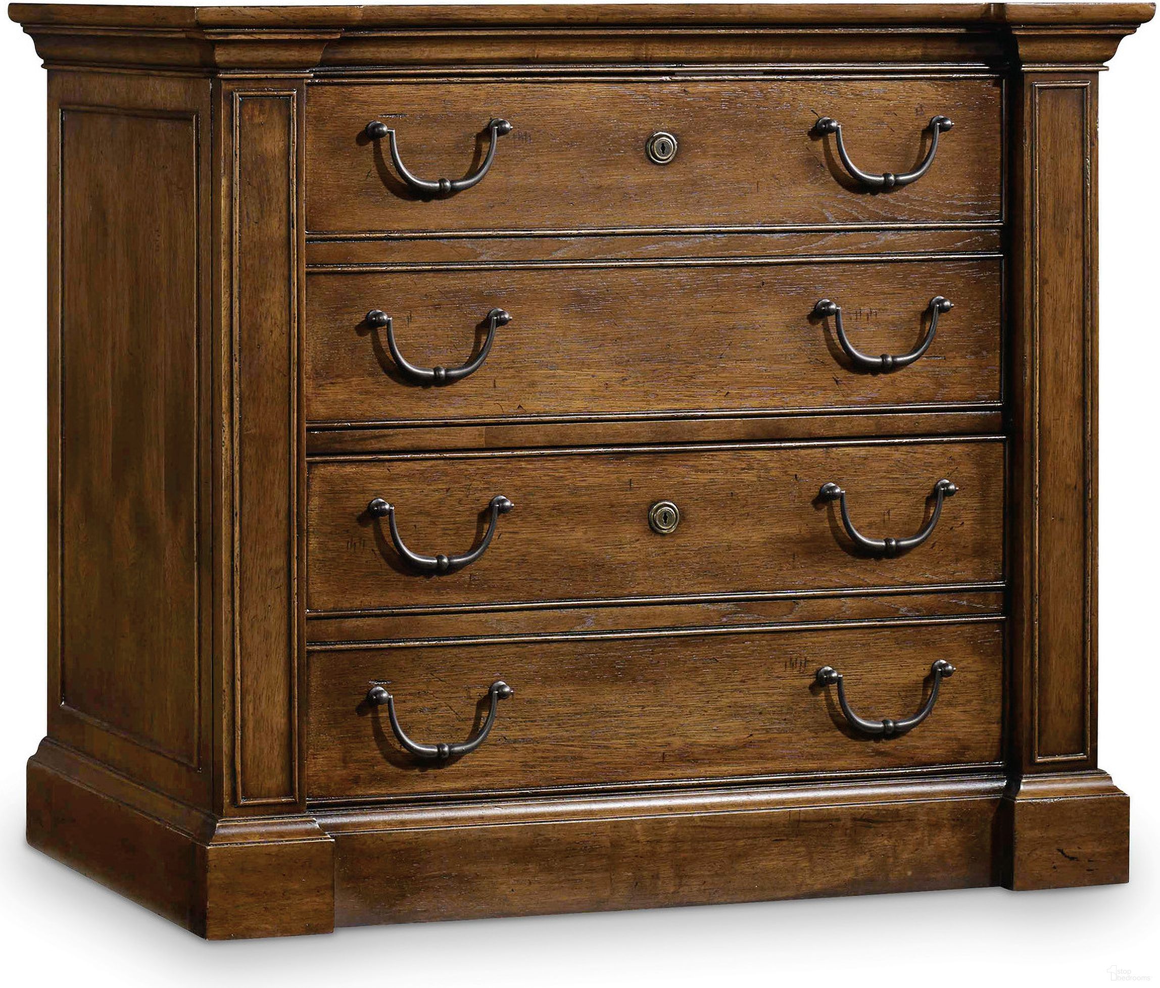 The appearance of Archivist Lateral File In Dark Wood designed by Hooker in the traditional interior design. This dark wood piece of furniture was selected by 1StopBedrooms from Archivist Collection to add a touch of cosiness and style into your home. Sku: 5447-10466. Material: Veneer.