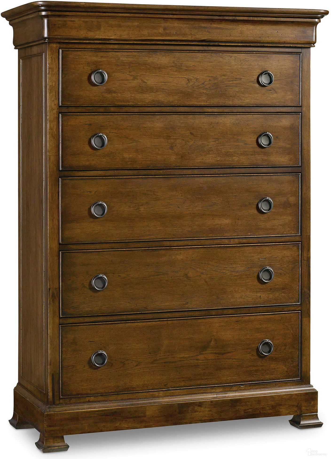The appearance of Archivist Six-Drawer Chest designed by Hooker in the traditional interior design. This dark wood piece of furniture was selected by 1StopBedrooms from Archivist Collection to add a touch of cosiness and style into your home. Sku: 5447-90010. Material: Veneer.