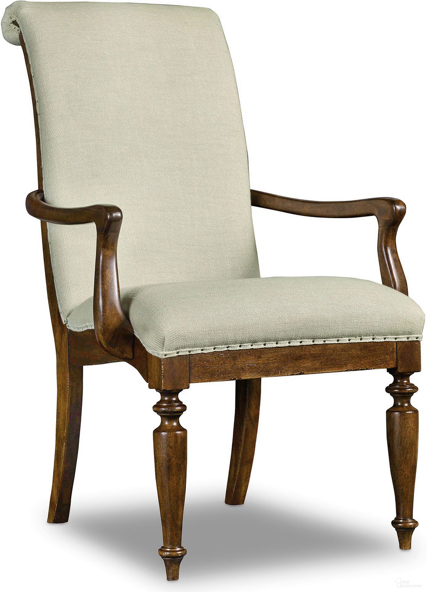 The appearance of Archivist Upholstered Arm Chair Set of 2 In Beige designed by Hooker in the traditional interior design. This beige piece of furniture was selected by 1StopBedrooms from Archivist Collection to add a touch of cosiness and style into your home. Sku: 5447-75400. Material: Fabric. Chair Type: Arm Chair.