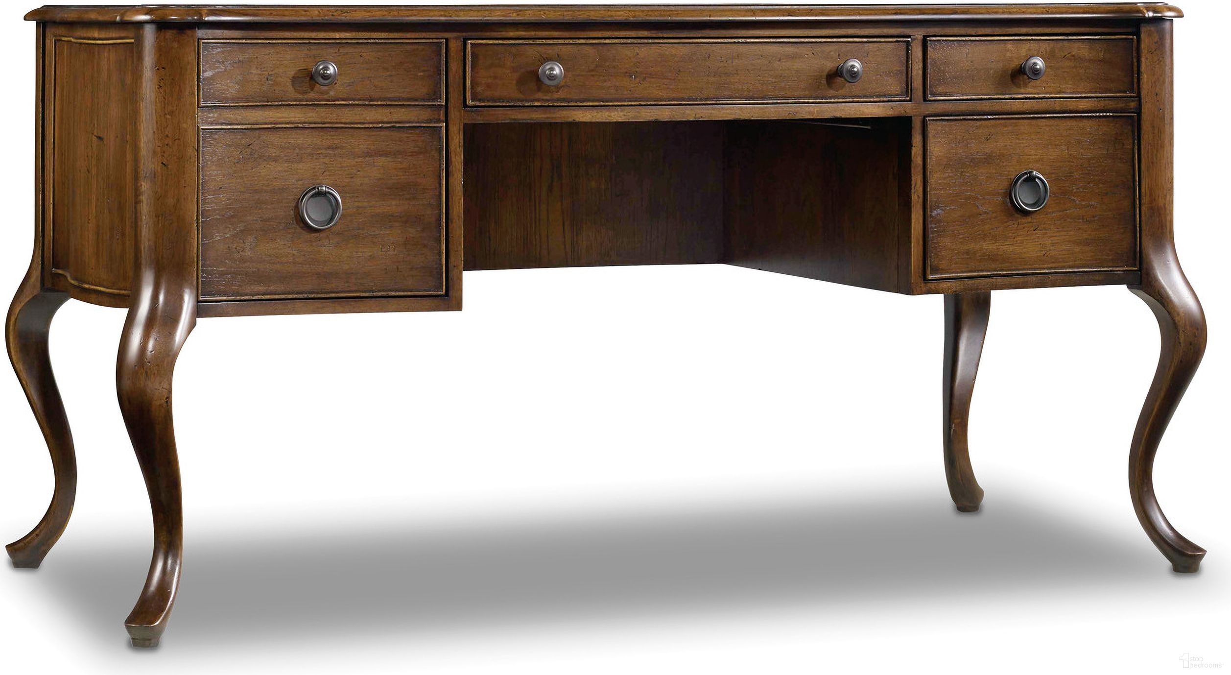 The appearance of Archivist Writing Desk designed by Hooker in the traditional interior design. This dark wood piece of furniture was selected by 1StopBedrooms from Archivist Collection to add a touch of cosiness and style into your home. Sku: 5447-10458. Material: Veneer.