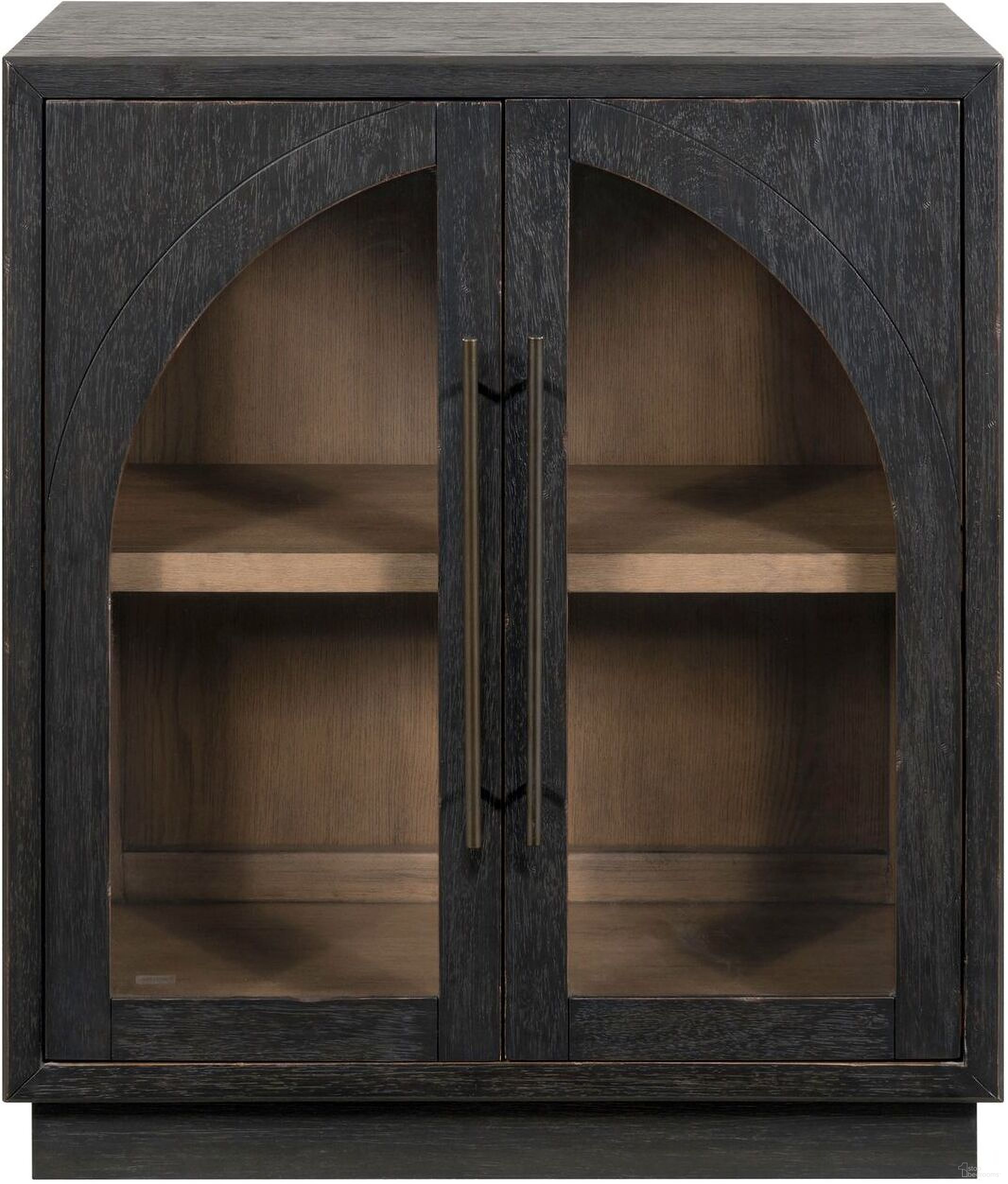 The appearance of Archway 2 Door Accent Cabinet In Charcoal designed by Liberty in the bohemian interior design. This charcoal piece of furniture  was selected by 1StopBedrooms from Archway Collection to add a touch of cosiness and style into your home. Sku: 2254-AC2000. Material: Solid Rubberwood.