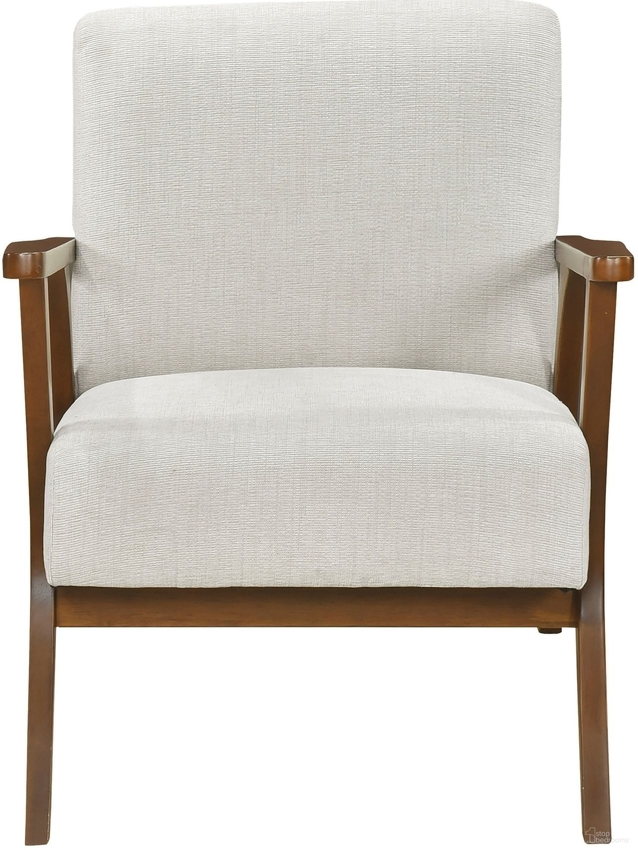 The appearance of Arden Accent Chair In Beige and Brown designed by Homelegance in the transitional interior design. This beige and brown piece of furniture was selected by 1StopBedrooms from Arden Collection to add a touch of cosiness and style into your home. Sku: 1135BE-1. Material: Chenille.