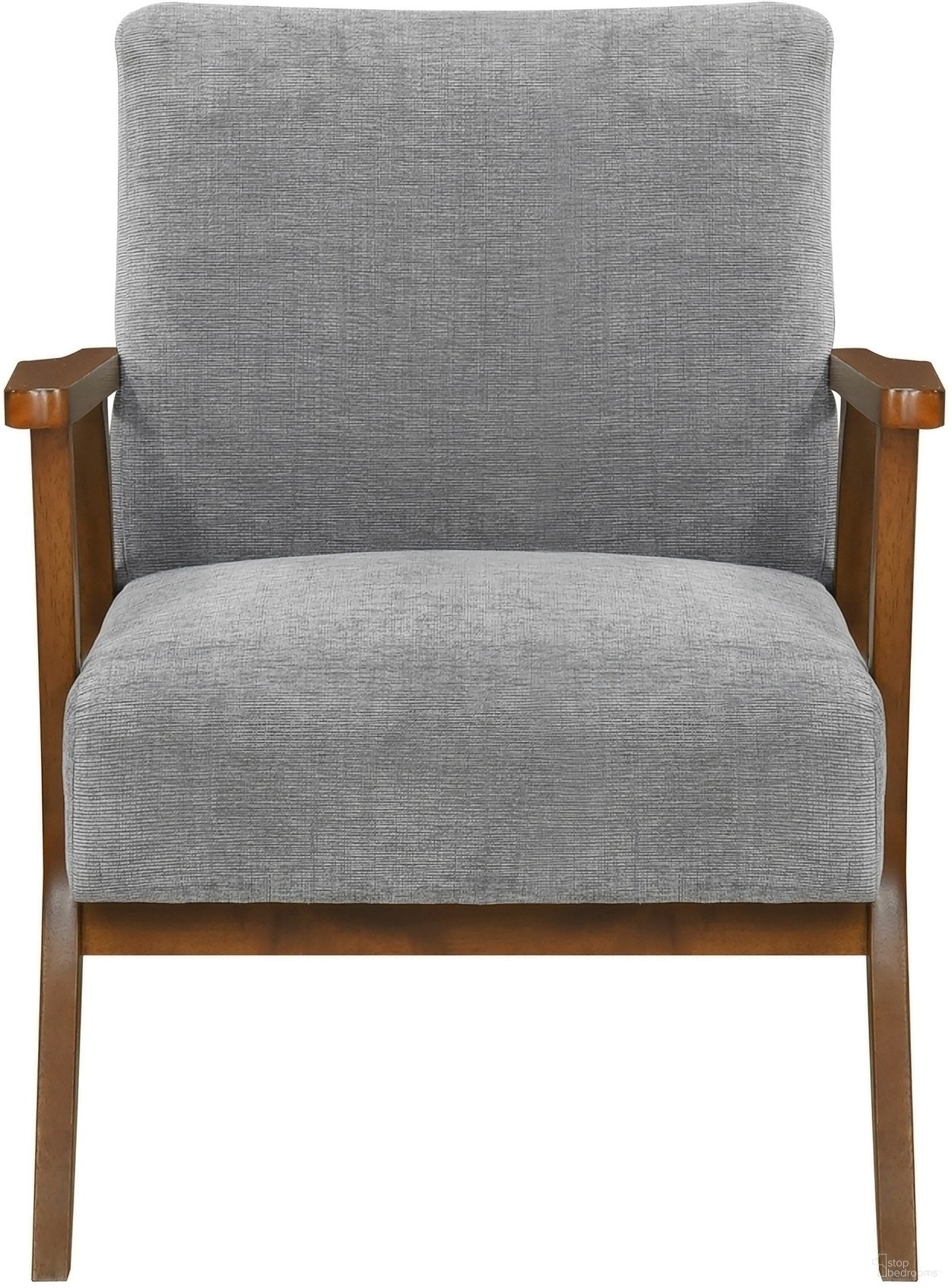 The appearance of Arden Accent Chair In Brown and Gray designed by Homelegance in the transitional interior design. This brown and gray piece of furniture was selected by 1StopBedrooms from Arden Collection to add a touch of cosiness and style into your home. Sku: 1135GY-1. Material: Chenille.