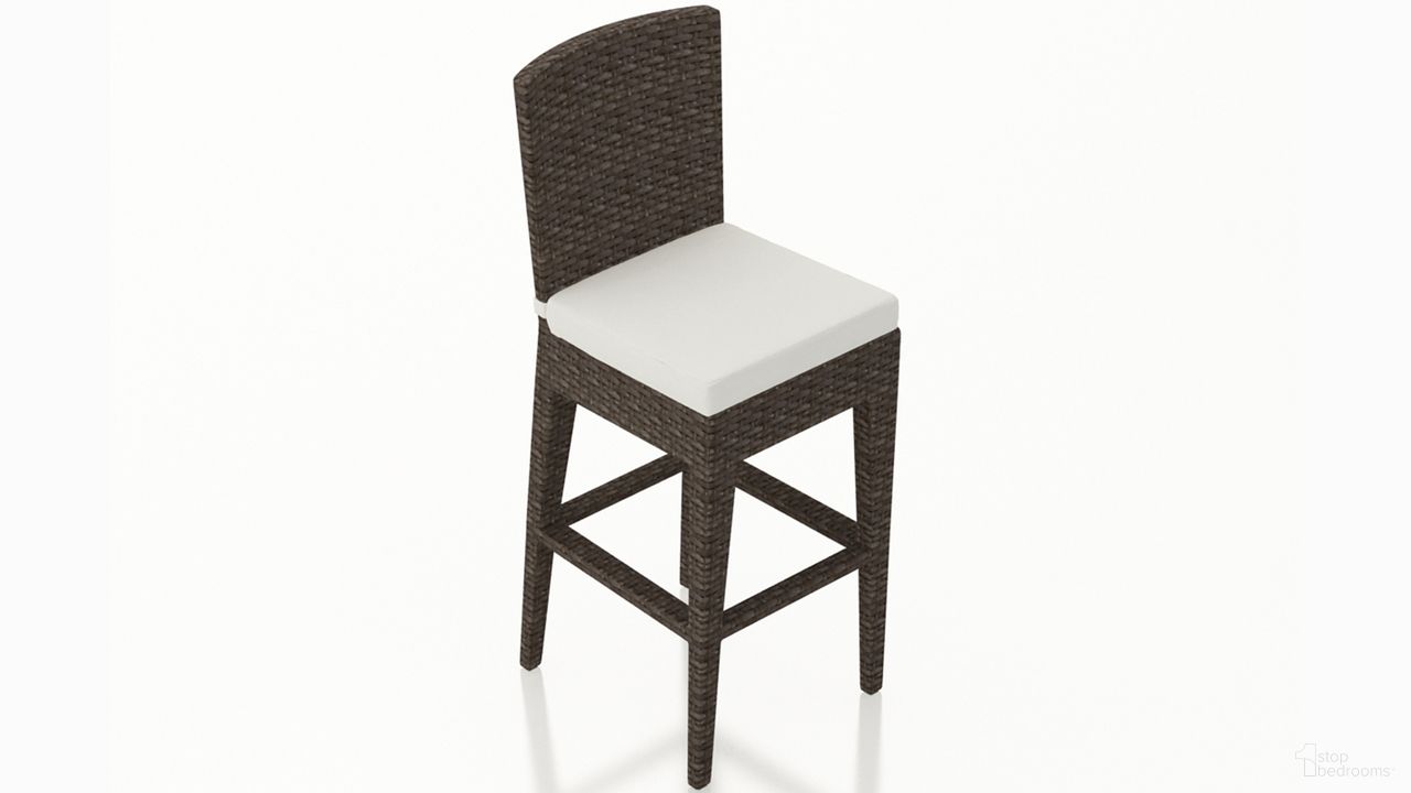 The appearance of Arden Bar Chair In Canvas Natural and Chestnut designed by Harmonia Living in the modern / contemporary interior design. This canvas natural/chestnut piece of furniture was selected by 1StopBedrooms from Arden Collection to add a touch of cosiness and style into your home. Sku: HL-ARD-CH-BC-CN. Material: Polyethylene.