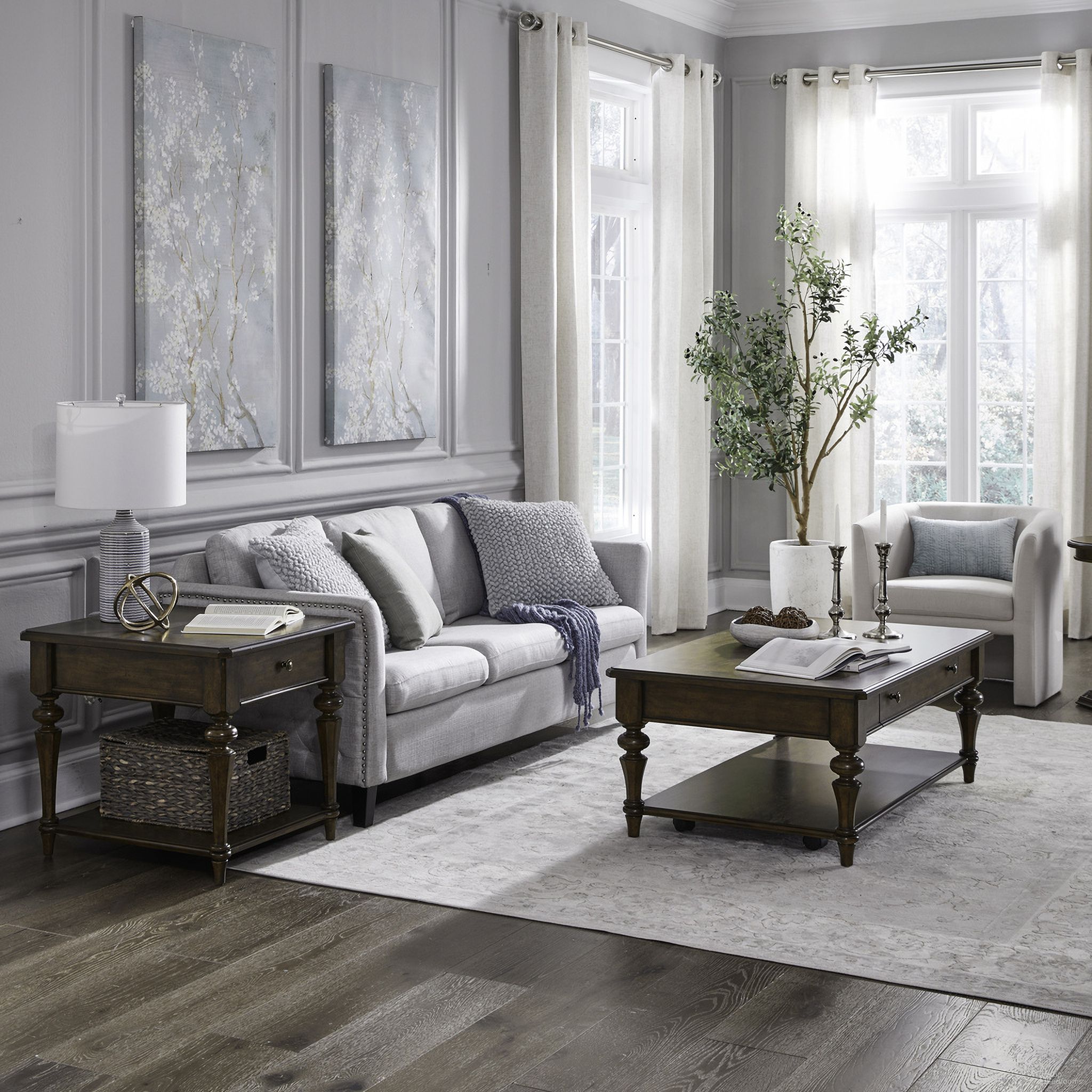 The appearance of Arden Road 3 Piece Set In Cherry designed by Liberty in the traditional interior design. This cherry piece of furniture was selected by 1StopBedrooms from Arden Road Collection to add a touch of cosiness and style into your home. Sku: 512-OT1010;512-OT1020;512-OT1020. Material: Poplar.