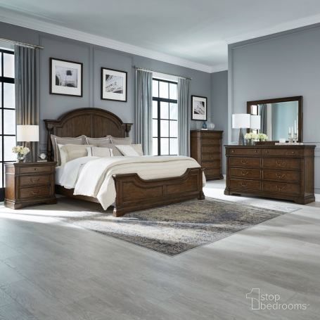 The appearance of Arden Road Poster Bedroom Set In Cherry designed by Liberty in the traditional interior design. This cherry piece of furniture was selected by 1StopBedrooms from Arden Road Collection to add a touch of cosiness and style into your home. Sku: 512-BR01;512-BR14;512-BR90;512-BR61. Bed Type: Poster Bed. Bed Size: Queen. Material: Poplar.
