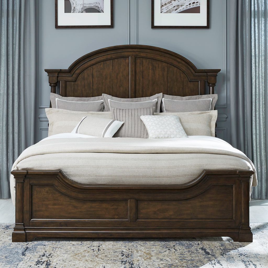 The appearance of Arden Road Queen Poster Bed In Cherry designed by Liberty in the traditional interior design. This cherry piece of furniture was selected by 1StopBedrooms from Arden Road Collection to add a touch of cosiness and style into your home. Sku: 512-BR01;512-BR14;512-BR90. Bed Type: Poster Bed. Bed Size: Queen. Material: Poplar.