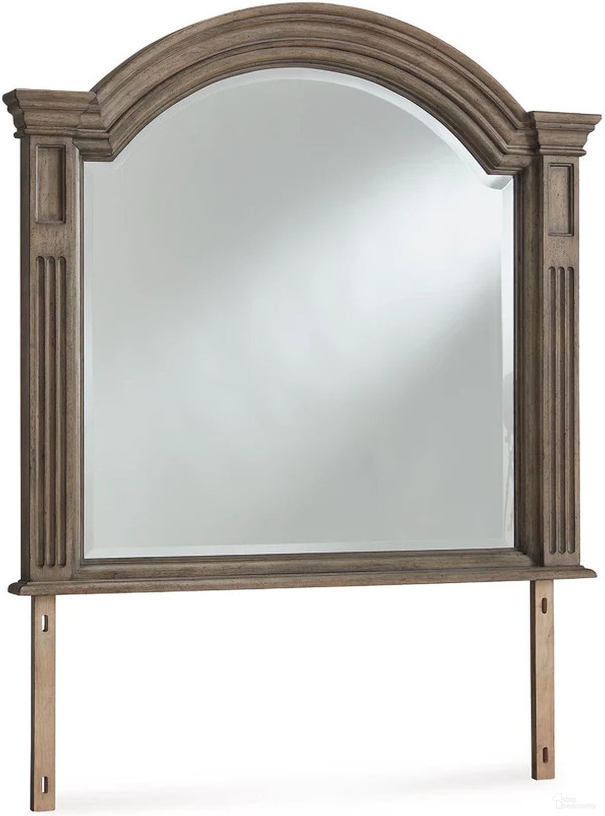 The appearance of Ardenfield Bedroom Mirror In Light Brown designed by Signature Design by Ashley in the traditional interior design. This light brown piece of furniture was selected by 1StopBedrooms from Ardenfield Collection to add a touch of cosiness and style into your home. Sku: B944-36. Material: Glass.