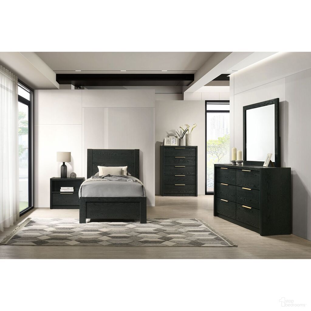 Ardmore Bend Youth Panel Bedroom Set In Black