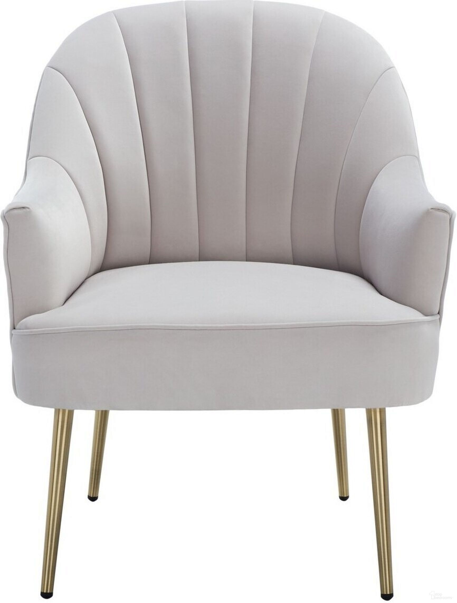Areli Accent Chair in Light Grey