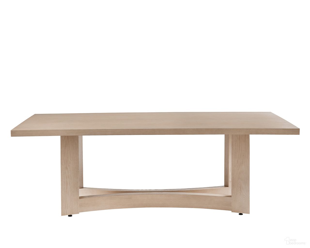 Arezza 90.5 Inch Arezza Dining Table In Light Wash and Brown