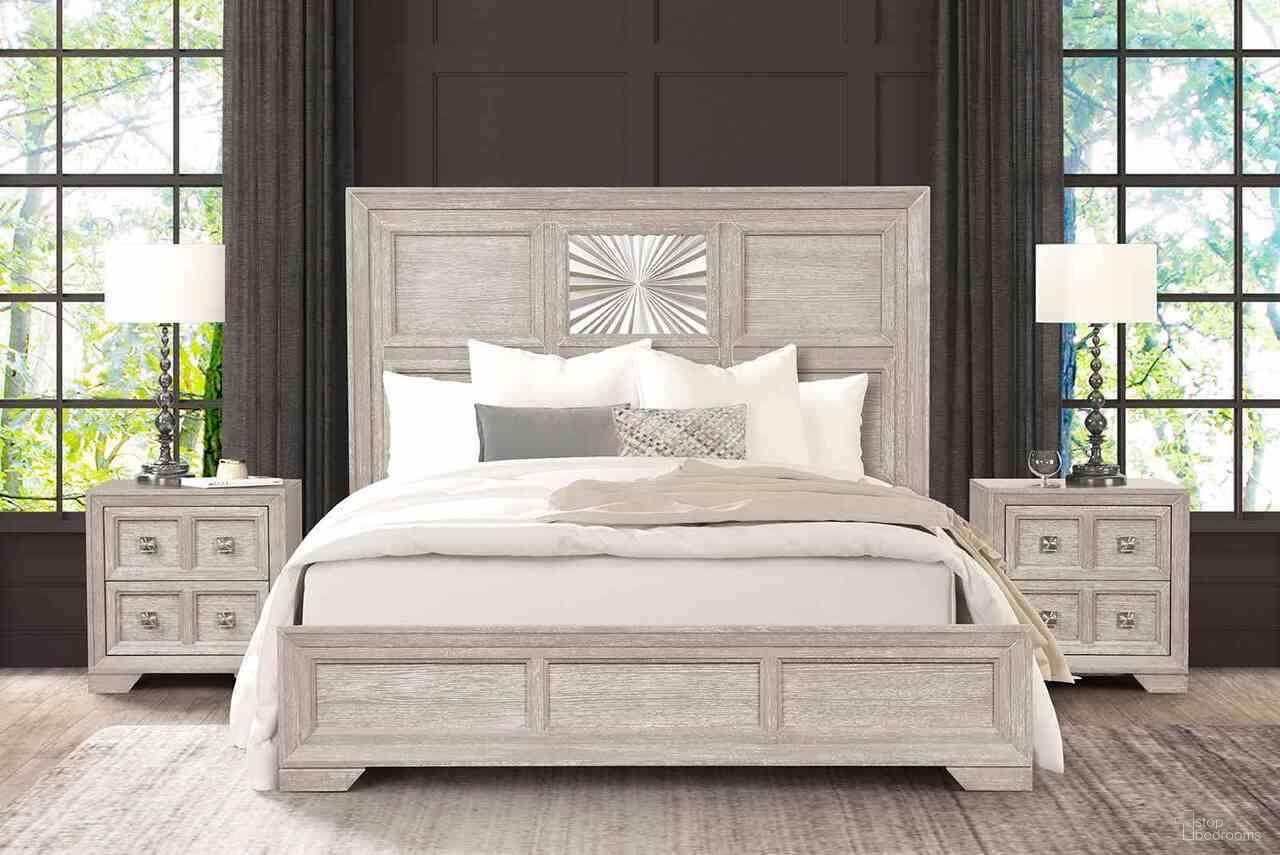 The appearance of Argenthart Queen Bed In Light Gray designed by Furniture of America in the transitional interior design. This light gray piece of furniture was selected by 1StopBedrooms from Argenthart Collection to add a touch of cosiness and style into your home. Sku: FM7368GY-Q-FB;FM7368GY-Q-HB;FM7368GY-R. Bed Type: Panel Bed. Bed Size: Queen. Material: Poplar.