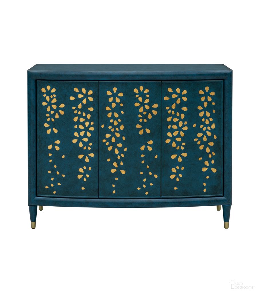 The appearance of Argento Hall Cabinet In Blue designed by Bassett Mirror Company in the glam interior design. This blue piece of furniture was selected by 1StopBedrooms from Argento Collection to add a touch of cosiness and style into your home. Sku: 6041-LR-508. Material: Rubberwood.
