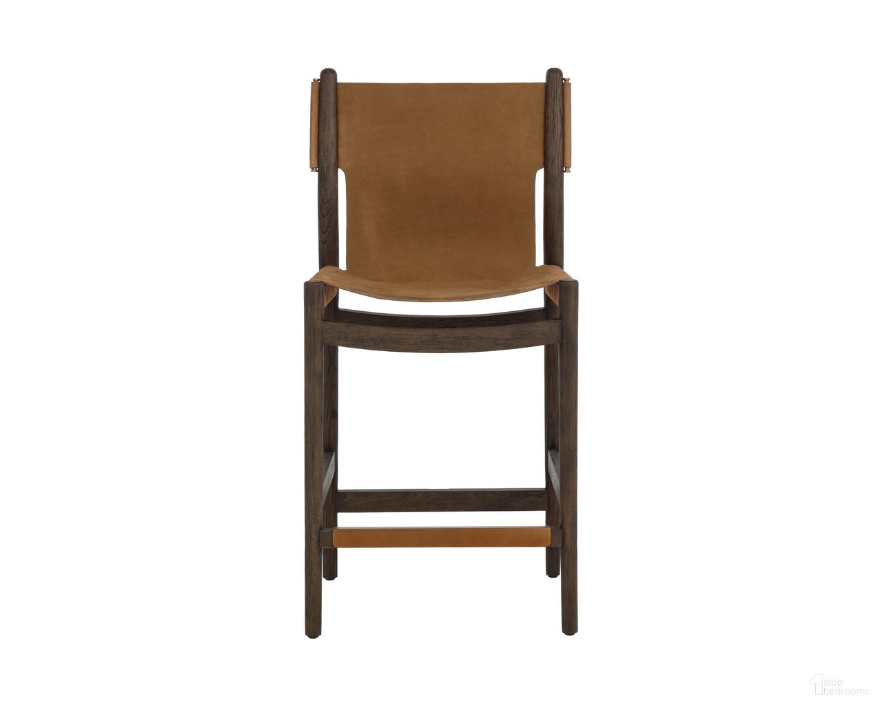 Argus Counter Stool In Nubuck Caramel