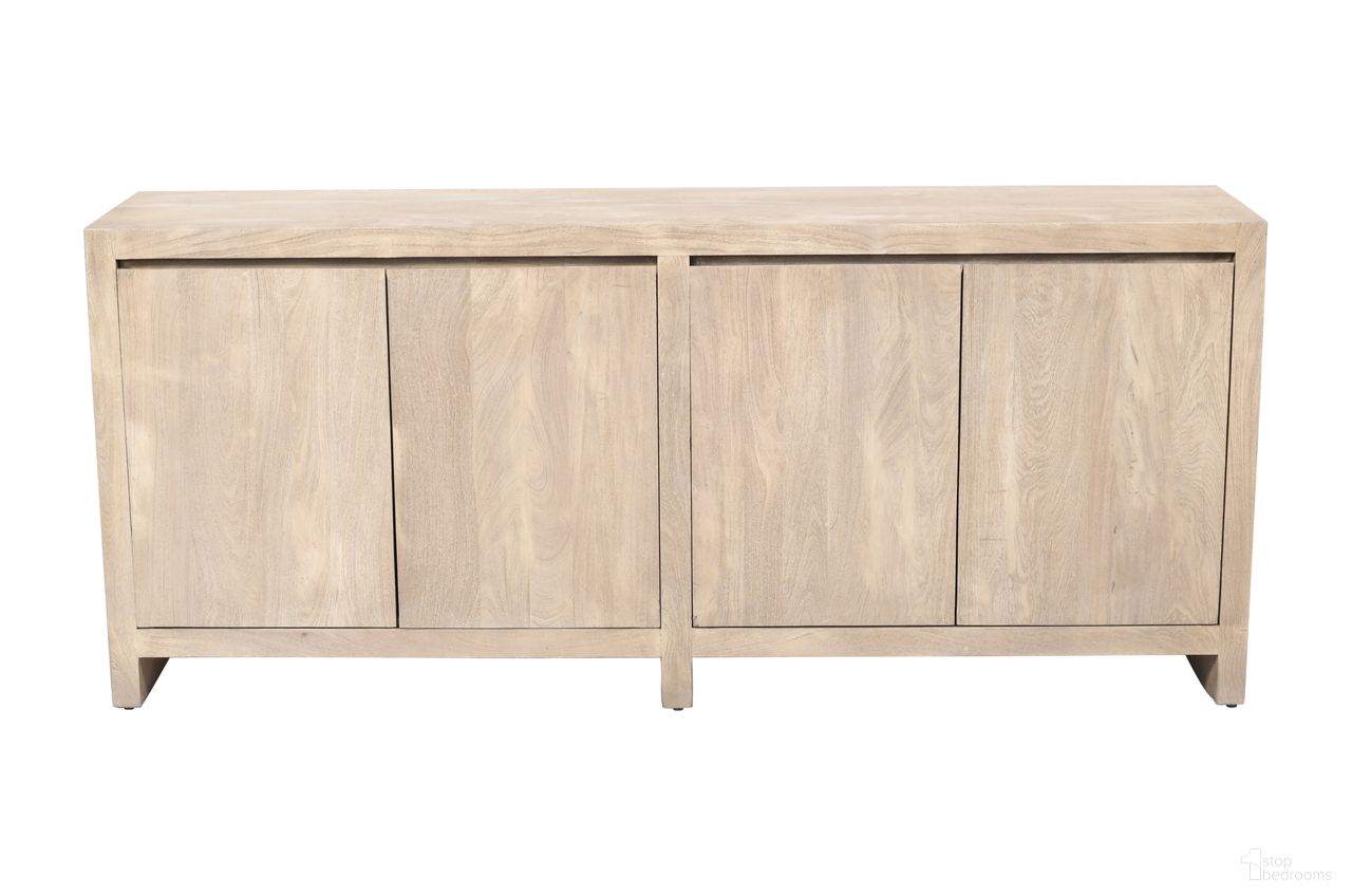The appearance of Argyle 4-Door Sideboard In Ivory designed by Moti in the modern / contemporary interior design. This ivory piece of furniture was selected by 1StopBedrooms from Argyle Collection to add a touch of cosiness and style into your home. Sku: 95209001. Material: Wood.